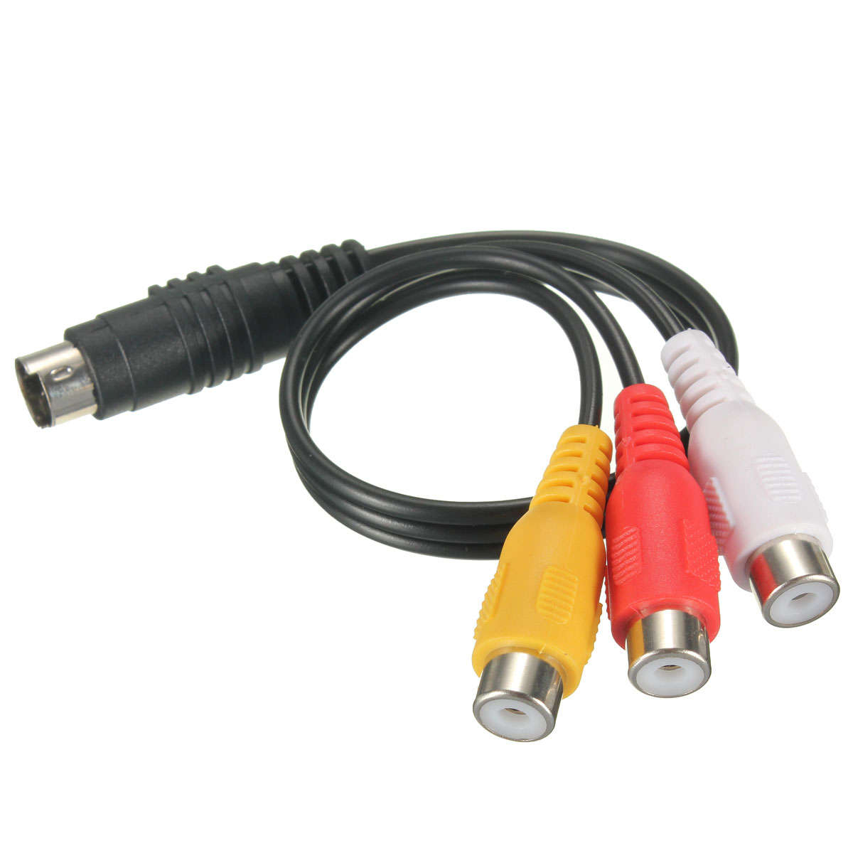 7 Pin S-video to 3 RCA Component Cable for PC DVD HDTV
