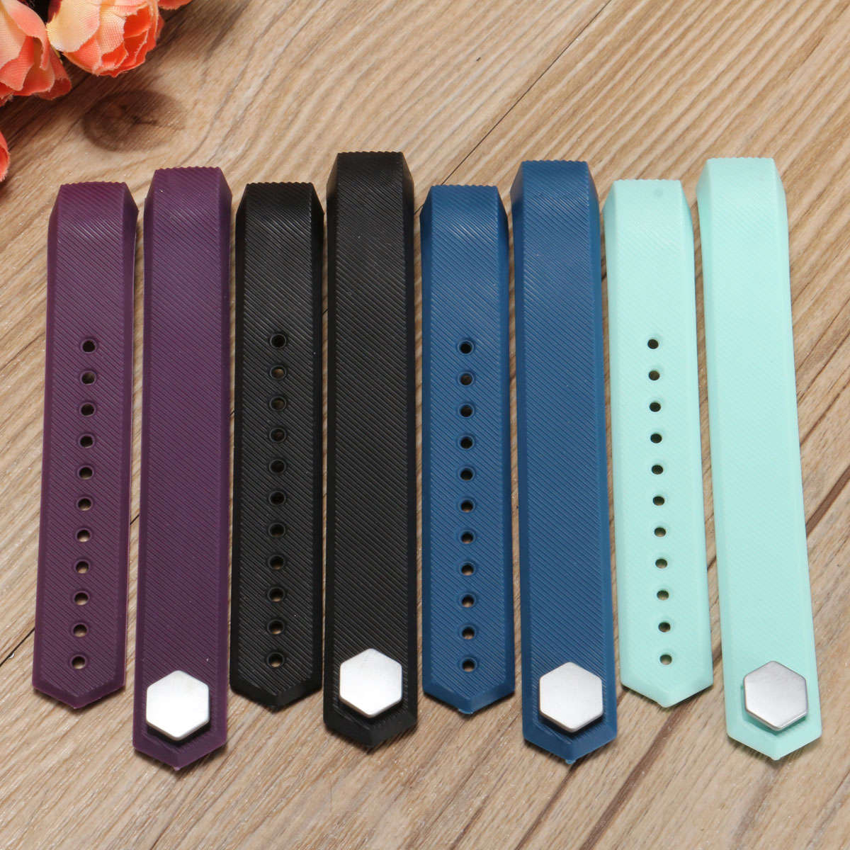 Silicone Replacement Wristband Watch Band Strap Clasp Small Size For Fitbit Alt