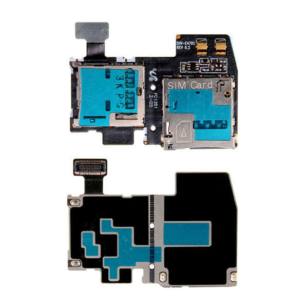 MicroSD SIM Card Reader Holder Slot Tray For AT&T Samsung S4 i537