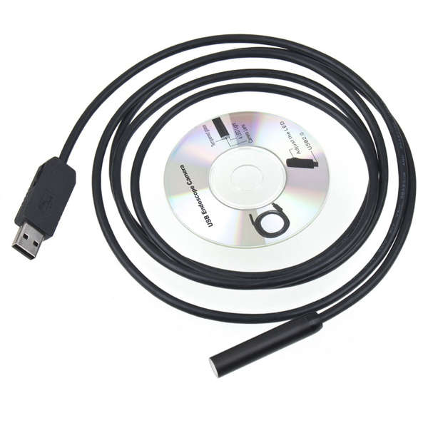 10MM Lens 2M 5M 7M 10M 15M 20M USB Hose Inspection Camera