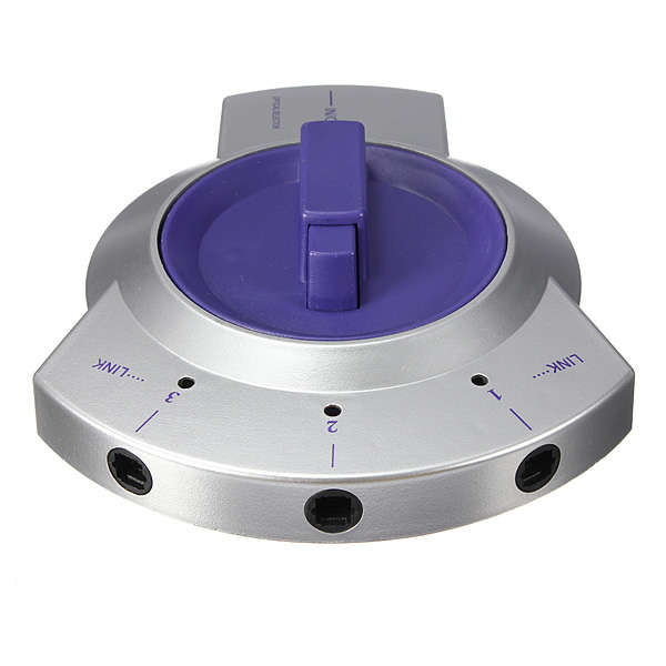 3-Way Audio Optical Fiber Cable Toslink Selector Switch Splitter