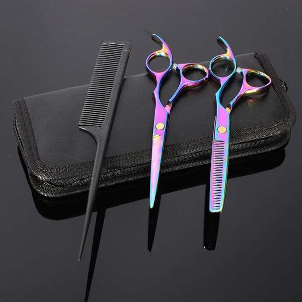 Professional Hairdressing Thinning Plat Cut Scissors Shears Set Comb