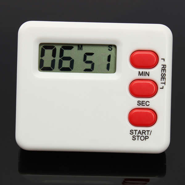 Mini LCD Kitchen Timer Countdown Digital Display 99 Minutes