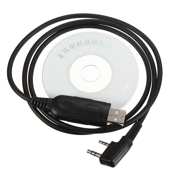 USB Programming Cable+ CD Software For Radio Talkie Baofeng