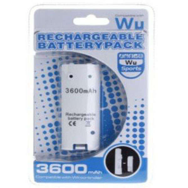 Rechargeable Battery Pack 3600mAh for Nintendo Wii Remote Controller