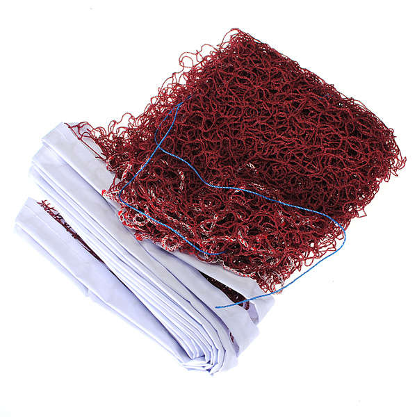 Standard Braided Badminton Net 6.0m X 0.75m White Hem
