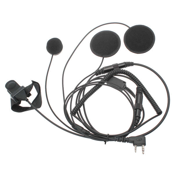 Walkie Talkie Helmet Speaker and Microphone Headphone System