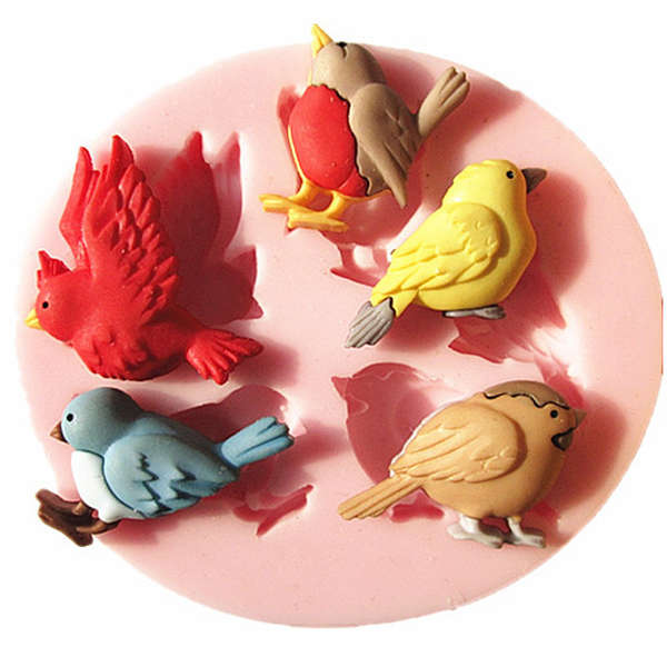 Bird Silicone Fondant Cake Mold Chocolate Mould Kitchen Baking Tools