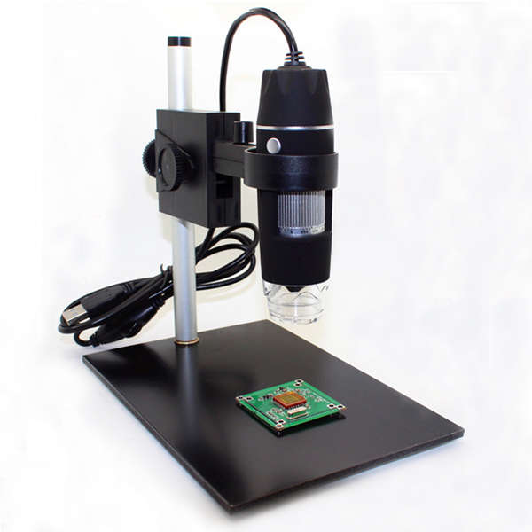 S1+ USB 8 LED 1X-500X Digital Microscope Endoscope Magnifier Video Camera with