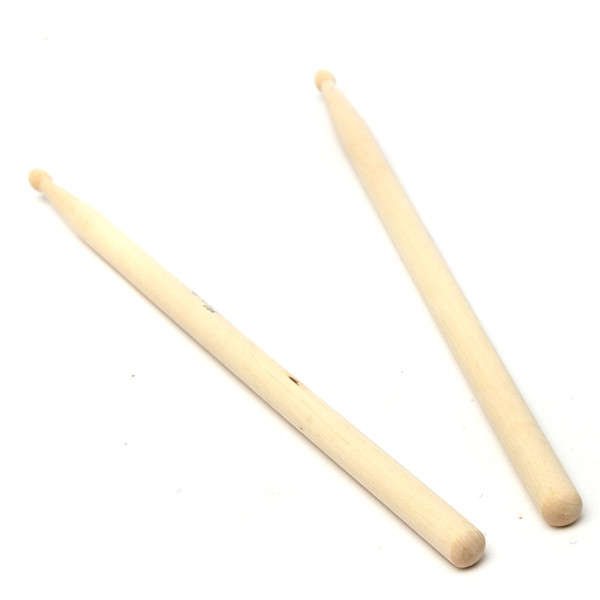 2PC Professional Maple 5A Wood Drumsticks Stick for Drum Set Lightweight Premiu