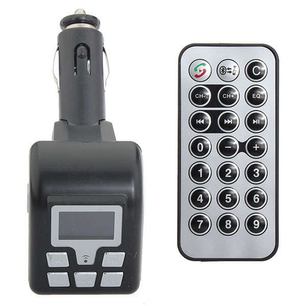 Wireless BT FM Transmitter USB Charge Car MP3 Remote Control