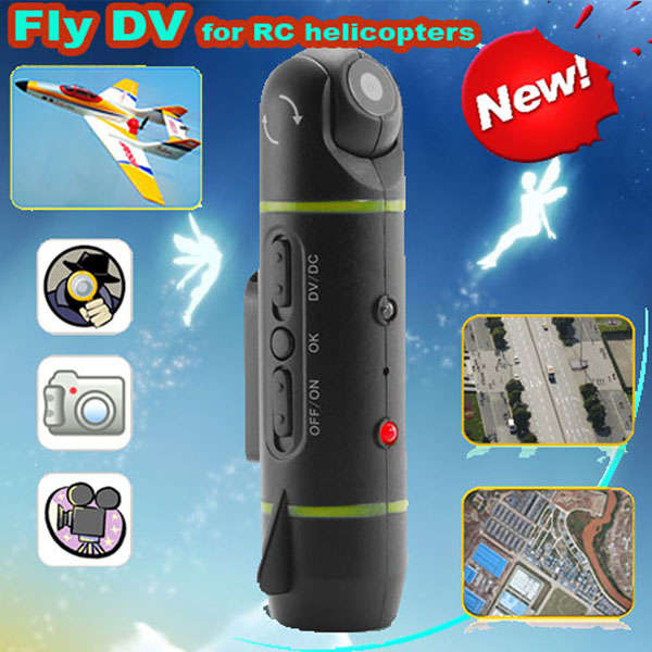 Fly DV FPV Mini Video Camera CMA5010 4GB Memory for RC Helicopter