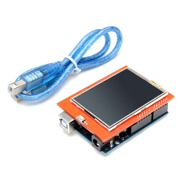 UNO R3 ATmega328P Board + 2.4 Inch TFT LCD Touch Screen Module For Arduino