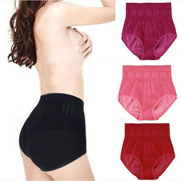 Women High Waist Cotton Panties Briefs Knickers Lingerie Underwear