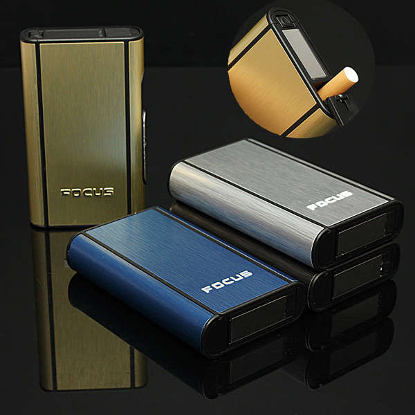 Focus Automatic Ejection Cigarette Case For 10 Cigarettes