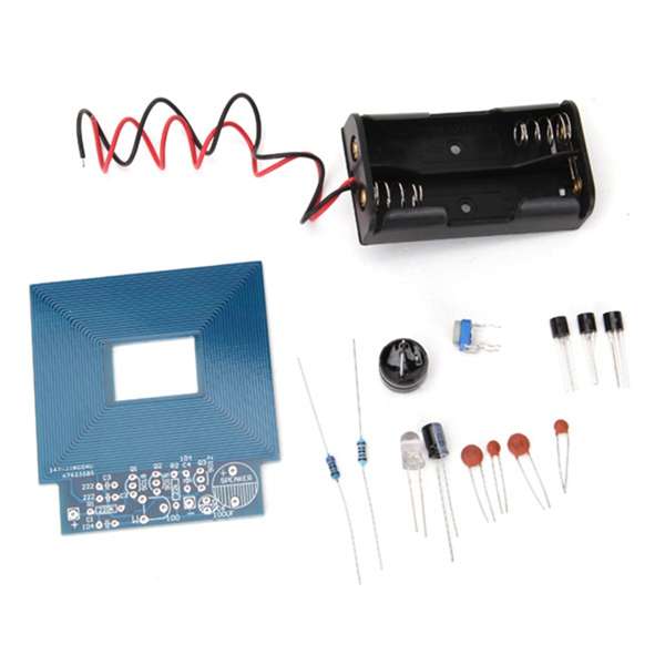 DIY Metal Detector Kit Treasure Hunting Instrument Security Apparatus Stick