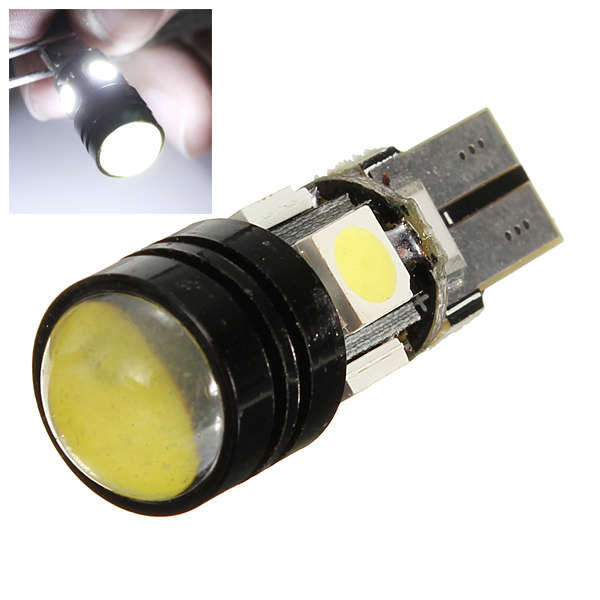 T10 5050 Pure White 4SMD 3W LED Work with Canbus Wiring System