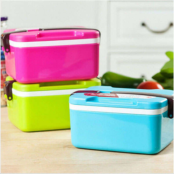 Portable Bento Lunch Storage Box Food Container Microwave Oven Box