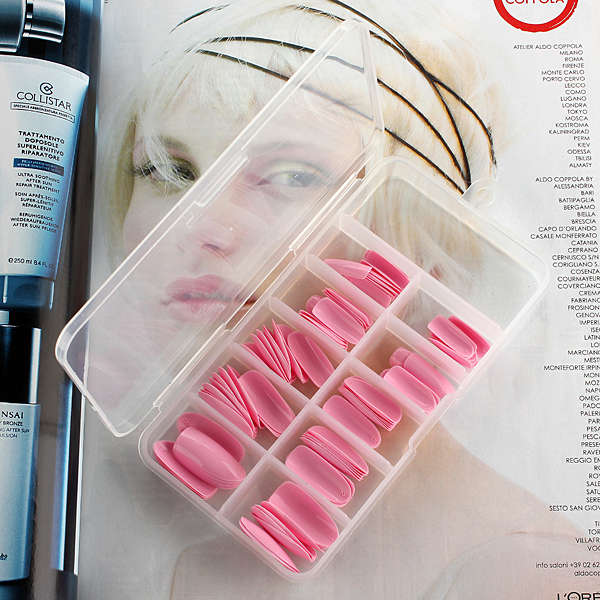 100pcs Acrylic UV Manicure False Full Nail Art Tips Decoration