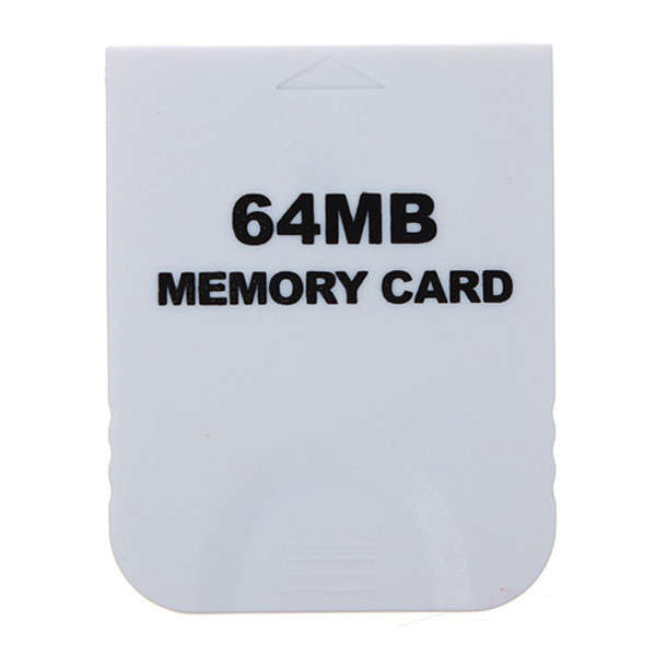 64 MB Memory Card White For Nintendo Wii & Gamecube