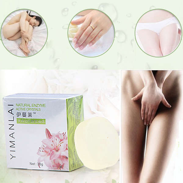 YIMANLAI Active Enzyme Crystal Soap Areola Bleaching Privates Skin