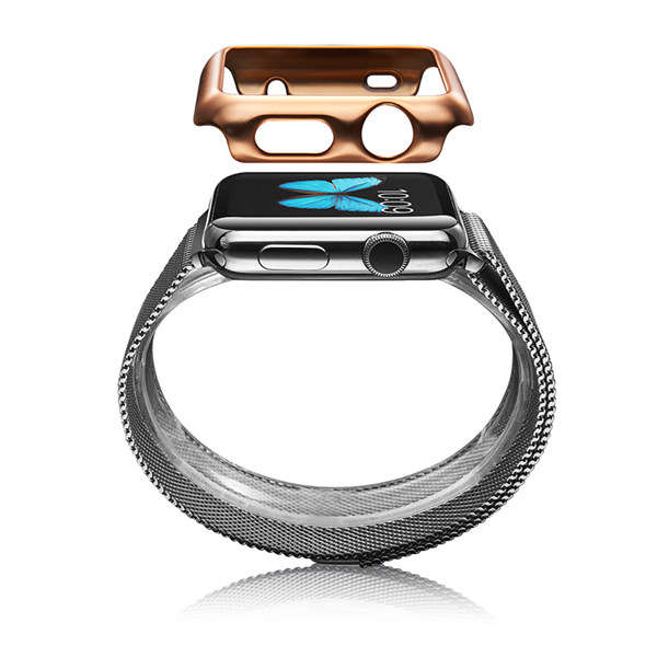 G-CASE 38mm 42mm Shiny Plating PC Series Protective Case Protection Shell For A