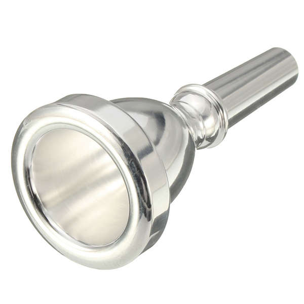 Tuba Mouthpiece Silver Plated Professional Musical Instrument