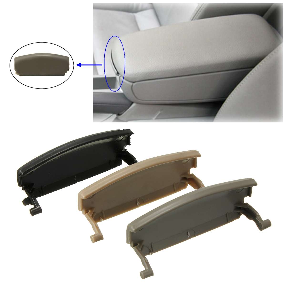 Armrest Lid Latch Clip Catch For AUDI A4 B6 Centre Console Cover E177B