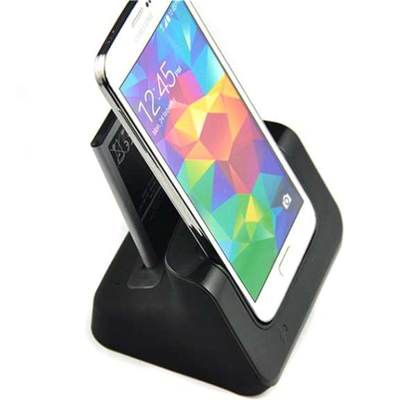 Two in One Desktop Cradle Charger Direct Charger for Samsung S5