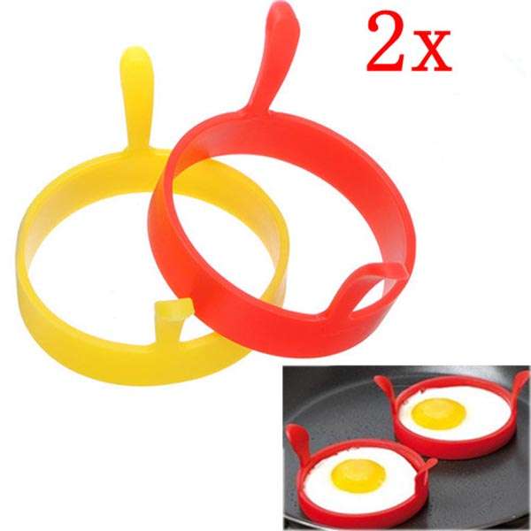 Kitchen Silicone Fried Egg Device Round Ring Cook Mould Modelling