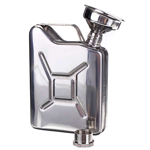 Portable 50oz Stainless Steel Mini Hip Flask Liquor Whisky Pocket Bottle With F