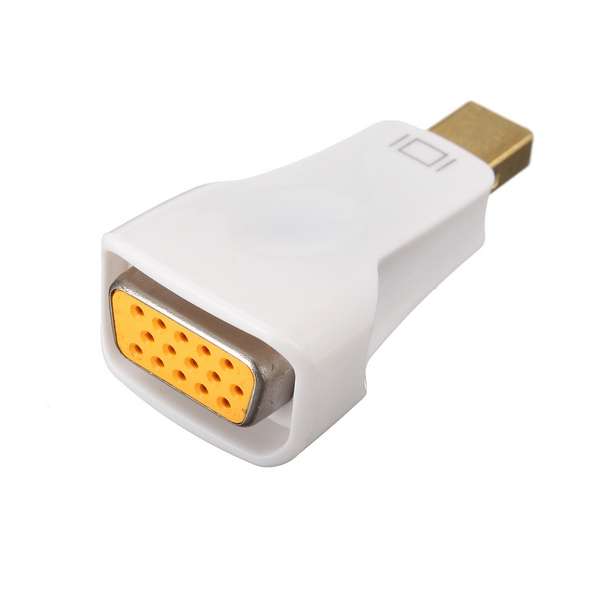 Mini DisplayPort DP Male to VGA Female Adapter Converter For Apple MacBook