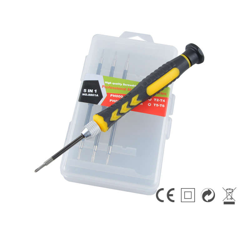 5 in1 Screwdriver Set Mobile Phones Repair Kit Tool For iPhone iPad Smartwatch