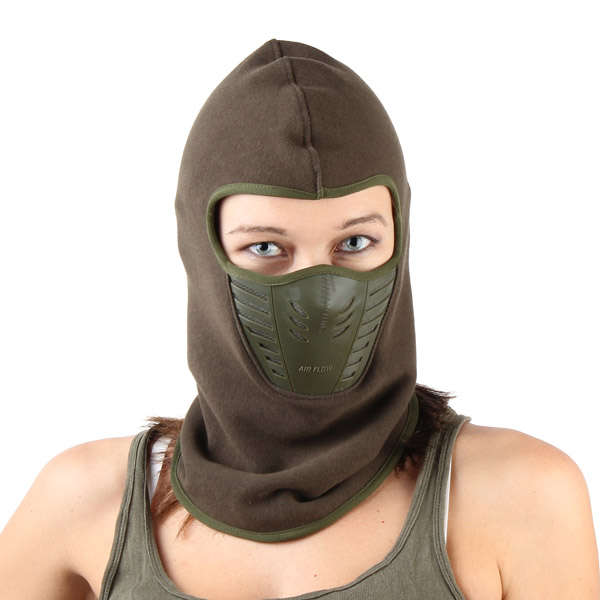 Men Women Winter Neck Face Mask Unisex Thermal Fleece CS Hat Ski Hood Helmet Ca
