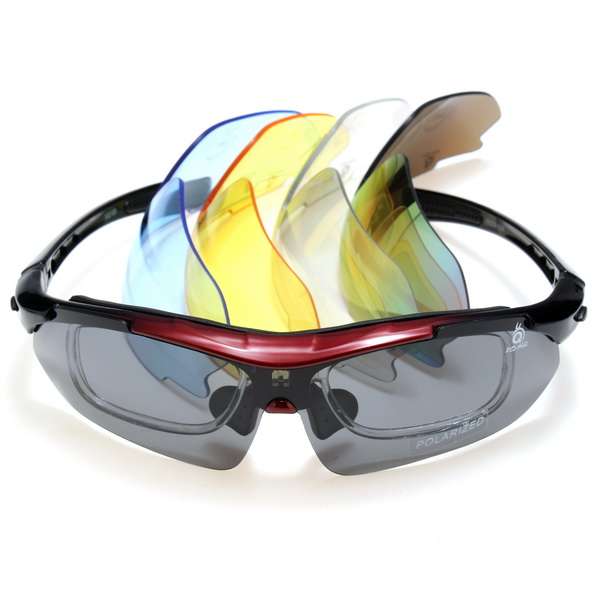 Polarized Cycling Sunglasses Bike UV Glasses Eye Wear