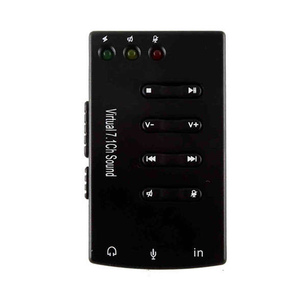 External USB 2.0 Virtual 7.1 Channel 3D Audio Sound Card
