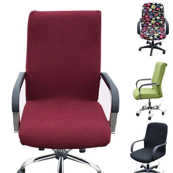 S Size Comfortable Flexible Stretchy Office Armchair Seat Swivel Chair Cover Sl