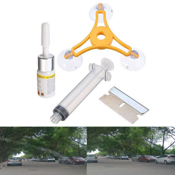 DIY Car Automobile Windshield Repair Kit Tools Glass Windscreen Restore Fix Set