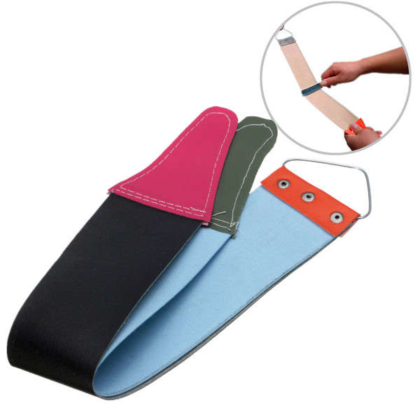 Canvas Leather Strap Strop For Barber Clipper Cut Hair Razor Sharpening