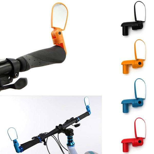 Bicycle Cycling Handlebar Rear View Glass Adjustable Bike Bar Mirror
