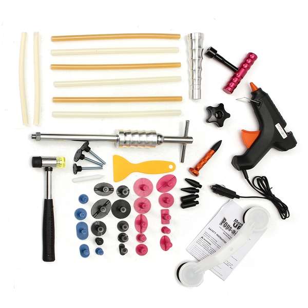 PDR Slide Hammer Puller Lifter Kit Paintless Dent Repair Tabs Hail Removal Tools