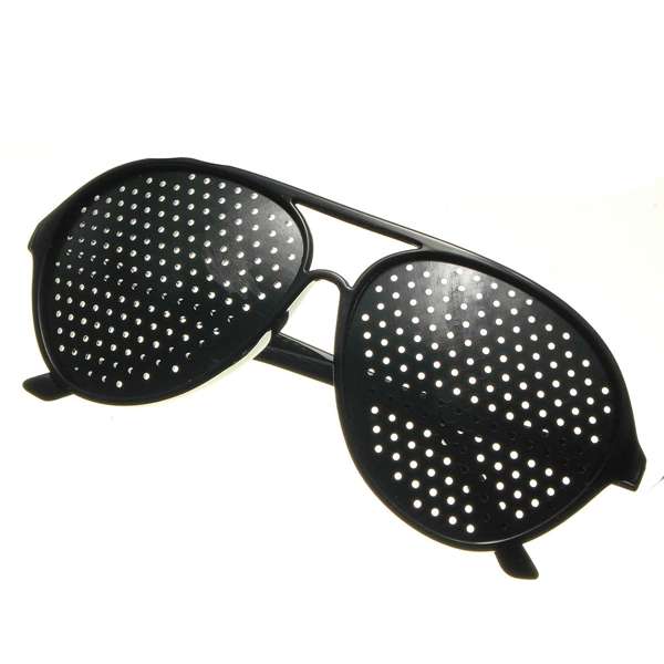 Vision Care Pinhole Glasses Eyes Exercise Eyesight Improve Eyewear
