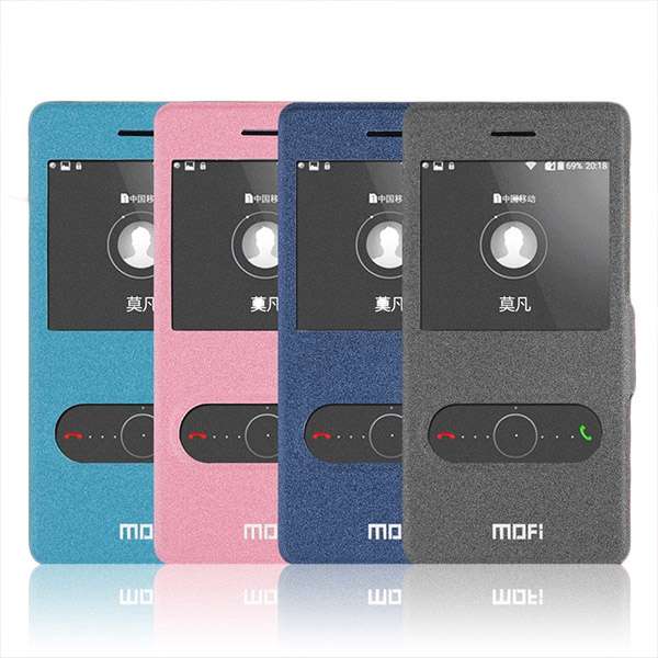 MOFi View Window PU Leather Protective Case Cover For HUAWEI P8 Lite