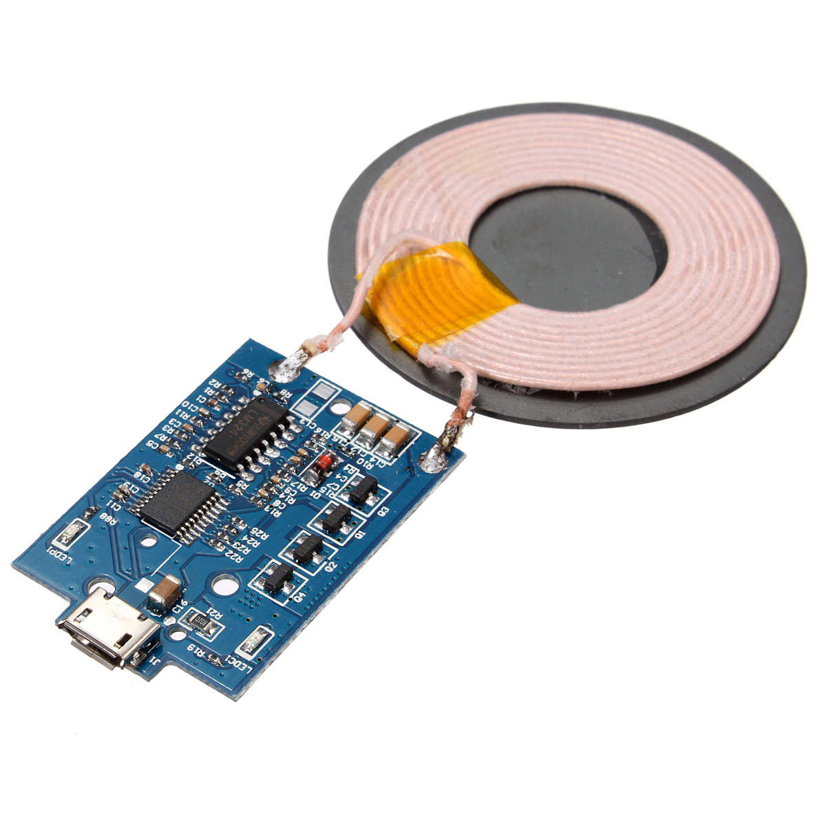 DIY Qi Wireless Charger PCBA Circuit Board With Coil