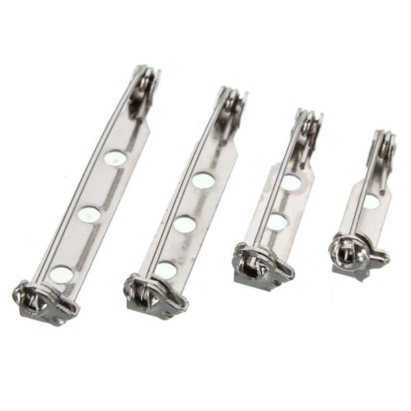 100pcs Brooch Back Safety Catch Bar Pins DIY Brooch Badge Sewing Craft