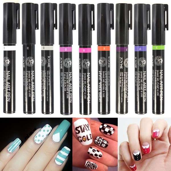 Nail Art UV Gel Acrylic Drawing Pen Nail Painting Design Tools