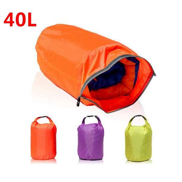 40L Portable Waterproof Bag Storage Dry Bag For Camping Hiking Travel Canoe Kay