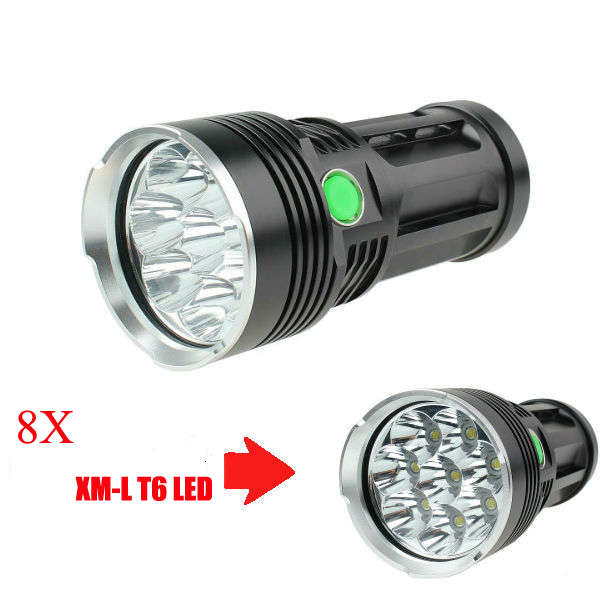 Skyray King 8x XM-L T6 10000Lumens Super Bright LED Flashlight
