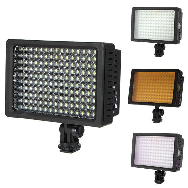 Pro HD-160 LED Video Light Lamp For DSLR Camera DV Camcorder