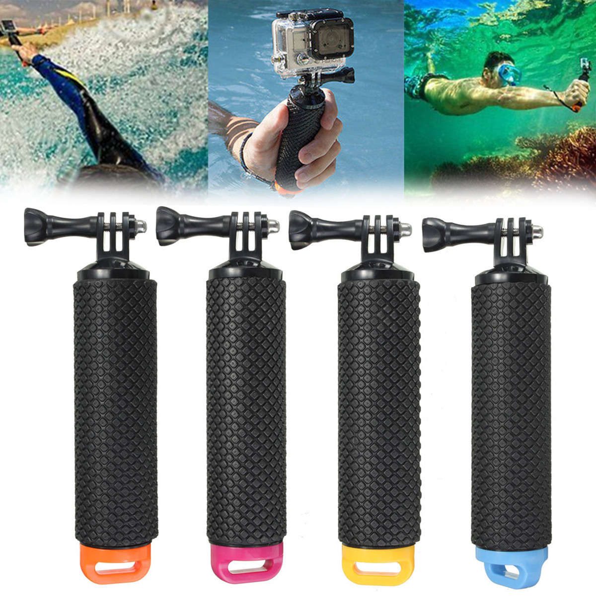 Floating Handheld Monopod Hand Grip Diving Handle Mount For GoPro Hero 4 3 Plus